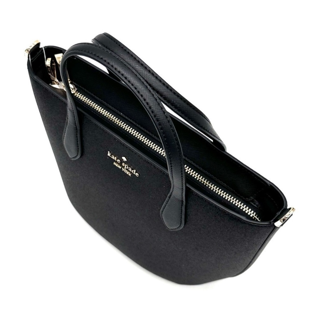 Kate Spade Glimmer Satchel Bag Black (NWT) - Picture 7 of 13